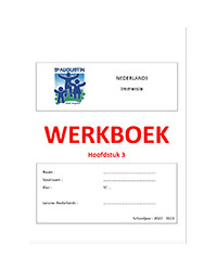 CSA - Werkboek - Hoofdstuk 3 Neerlandais Non- immersion - 1C
